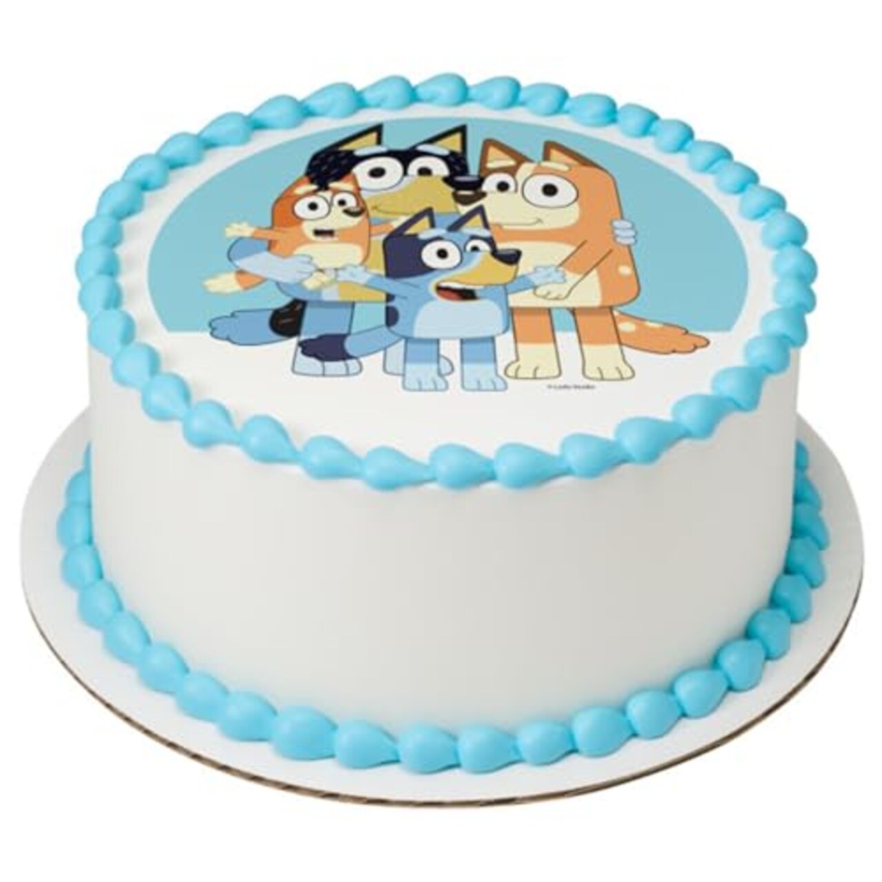 Bluey Edible Cake Topper Icing Image for8 Inch Round Cake or Larger